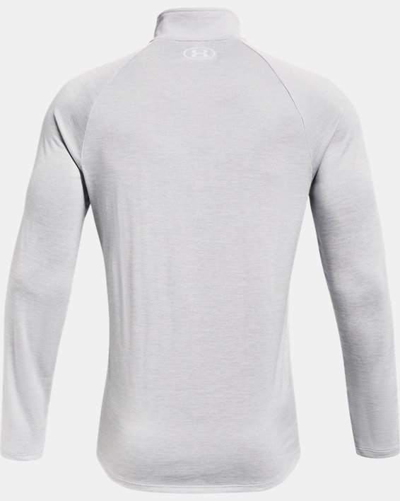 Herren UA Tech™ Shirt mit ½-Zip, langärmlig, Gray, pdpMainDesktop image number 5